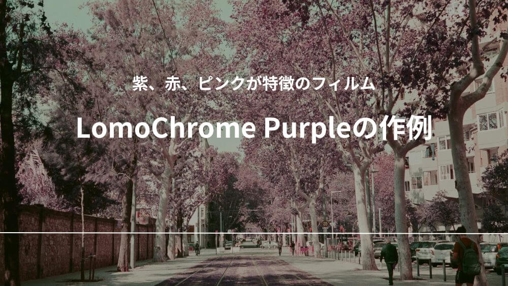 LomoChrome Purple 35mm ISO100–400 作例 フィルム レビュー C-41 Lomography ロモグラフィー